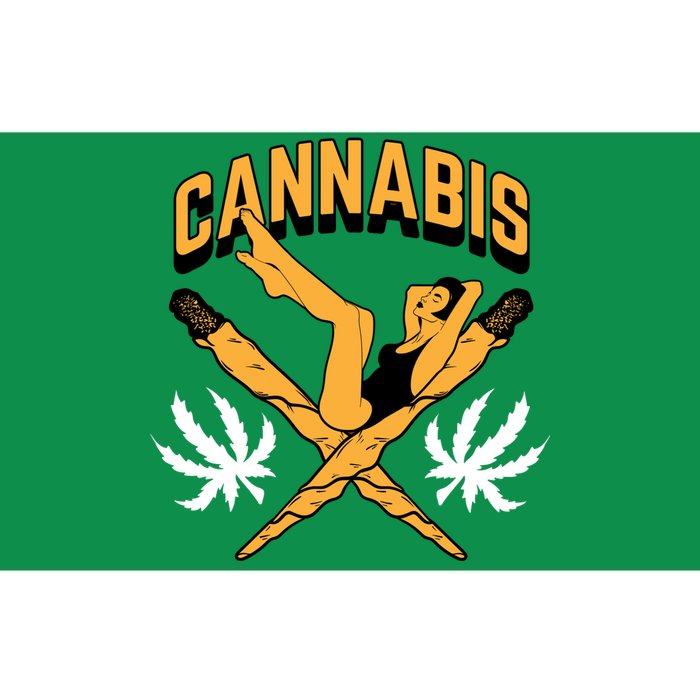 Cannabis Marijuana Joint Hammock Bumper Sticker