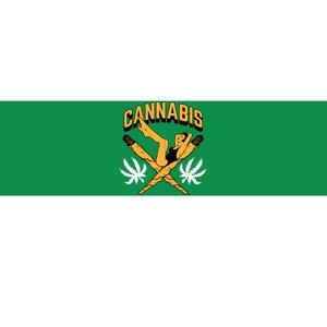 Cannabis Marijuana Joint Hammock Bumper Sticker