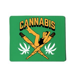 Cannabis Marijuana Joint Hammock Mousepad