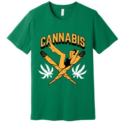 Cannabis Marijuana Joint Hammock Premium T-Shirt