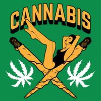 Cannabis Marijuana Joint Hammock Baby Bodysuit