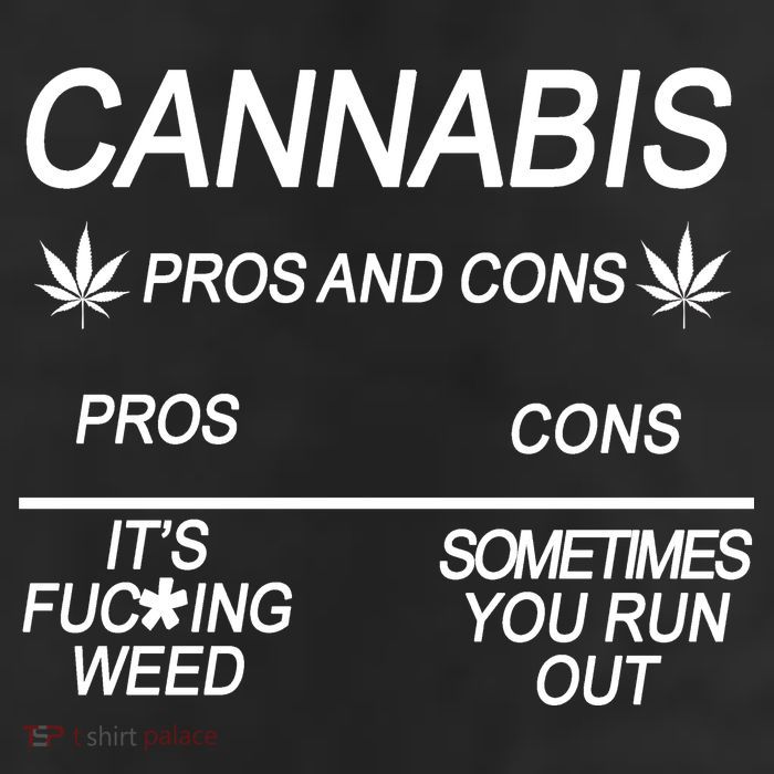 Cannabis Pros And Cons Weed Cool Comfort Performance Bucket Hat