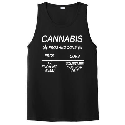 Cannabis Pros And Cons Weed PosiCharge Competitor Tank