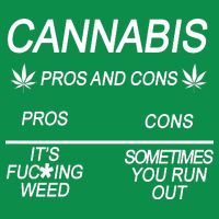 Cannabis Pros And Cons Weed Baby Bodysuit