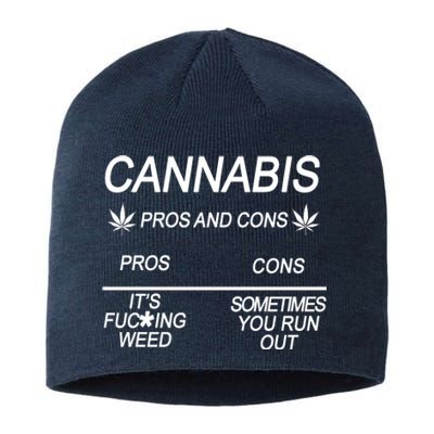 Cannabis Pros And Cons Weed Sustainable Beanie