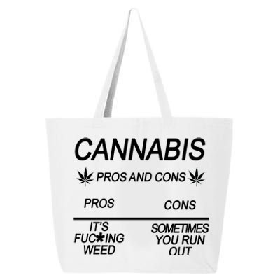 Cannabis Pros And Cons Weed 25L Jumbo Tote