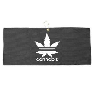 Cannabis Sports Logo Large Microfiber Waffle Golf Towel