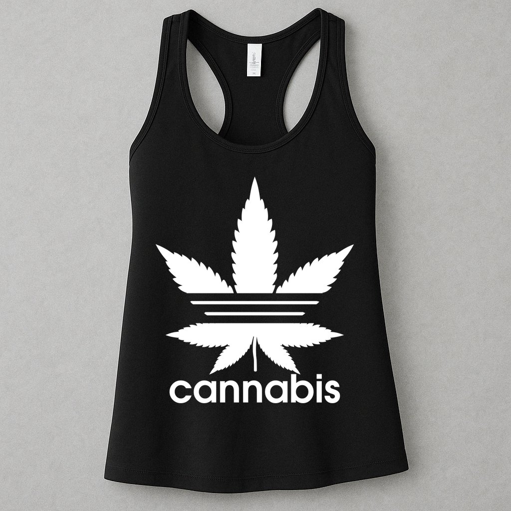 Cannabis Sports Logo Womens Tank Top