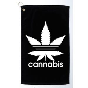 Cannabis Sports Logo Platinum Collection Golf Towel