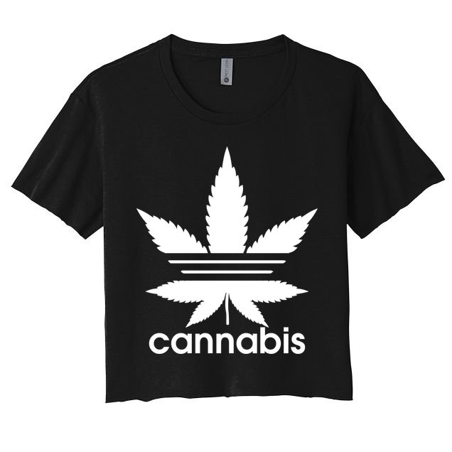 Cannabis Sports Logo Crop Top