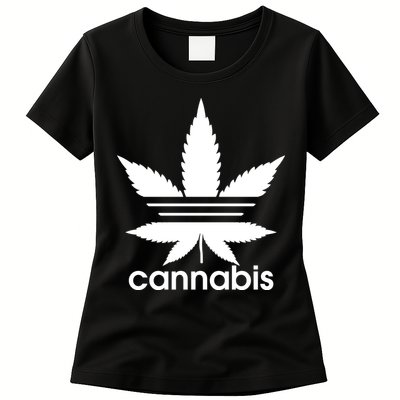 Cannabis Sports Logo Womens T-Shirt