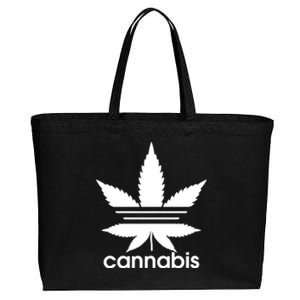 Cannabis Sports Logo Cotton Canvas Jumbo Tote