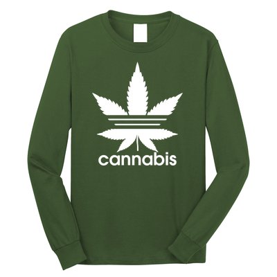 Cannabis Sports Logo Long Sleeve Shirt