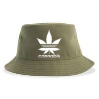 Cannabis Sports Logo Sustainable Bucket Hat