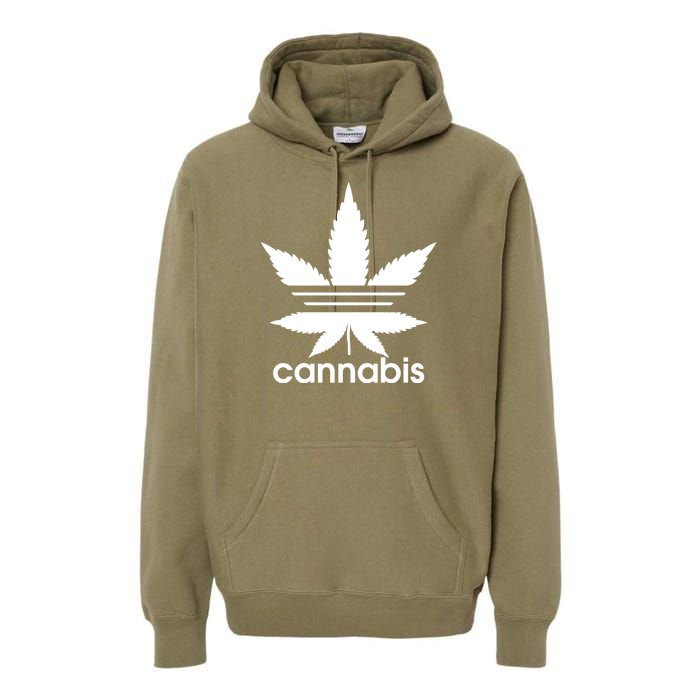 Cannabis Sports Logo Premium Hoodie