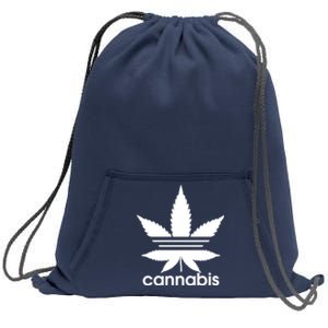 Cannabis Sports Logo Sweatshirt Cinch Pack Bag