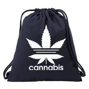 Cannabis Sports Logo Drawstring Bag