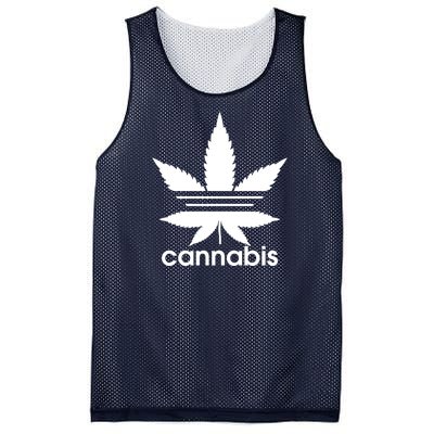 Cannabis Sports Logo Mesh Reversible Basketball Jersey Tank