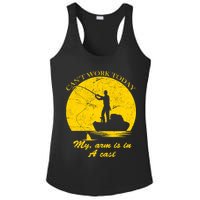 Can't Come Into Work Today My Arm Is In A Cast Ladies PosiCharge Competitor Racerback Tank