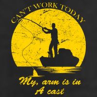 Can't Come Into Work Today My Arm Is In A Cast Trucker Hat