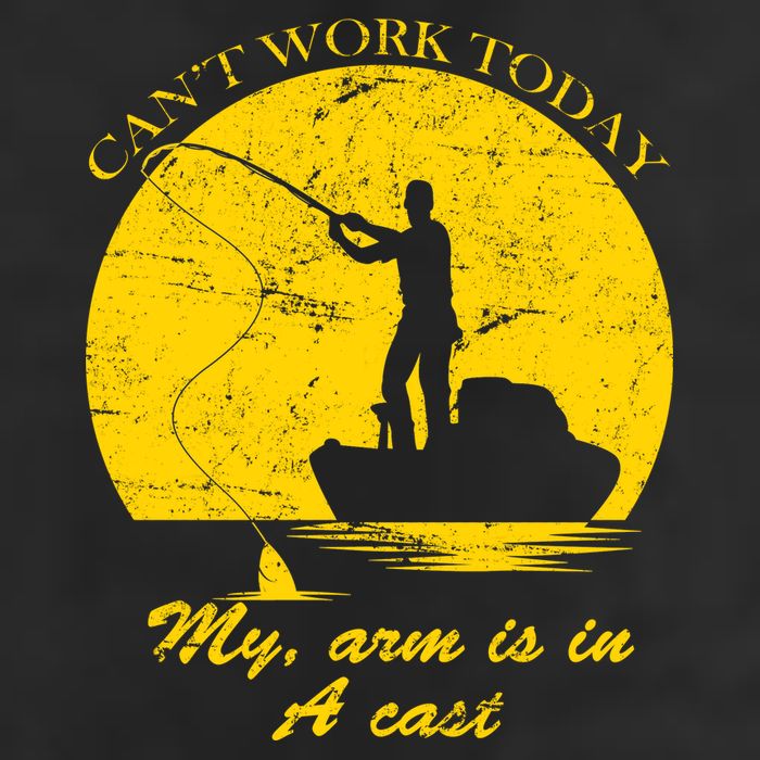 Can't Come Into Work Today My Arm Is In A Cast Trucker Hat