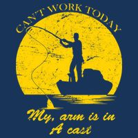 Can't Come Into Work Today My Arm Is In A Cast Legacy Cool Fit Booney Bucket Hat