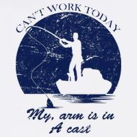 Can't Come Into Work Today My Arm Is In A Cast Garment-Dyed Sweatshirt