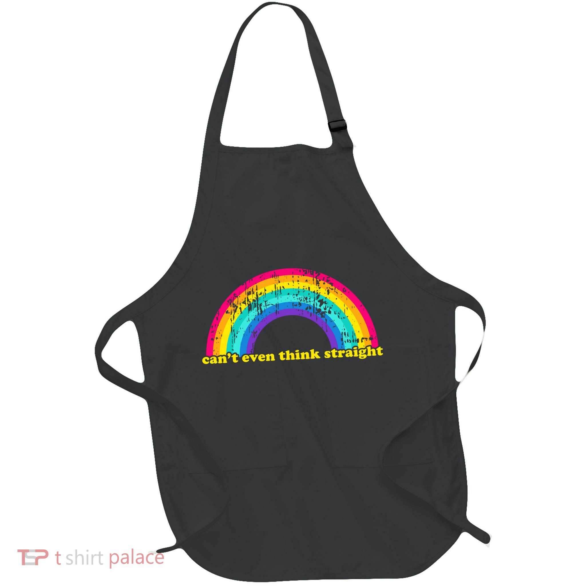 Can't Even Think Straight Full-Length Apron With Pockets