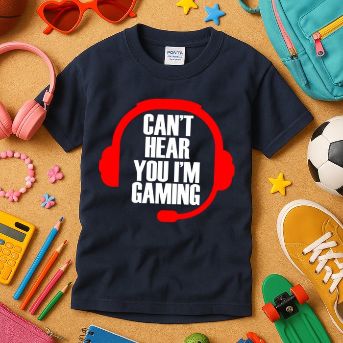 Can't Hear You I'm Gaming Kids T-Shirt