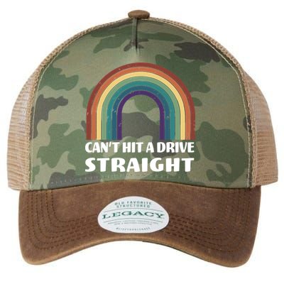 Can't Hit A Drive Straight Legacy Tie Dye Trucker Hat