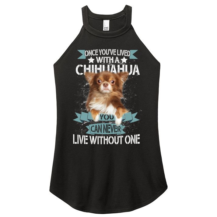 Can't Live Without A Chihuahua Women's Perfect Tri Rocker Tank