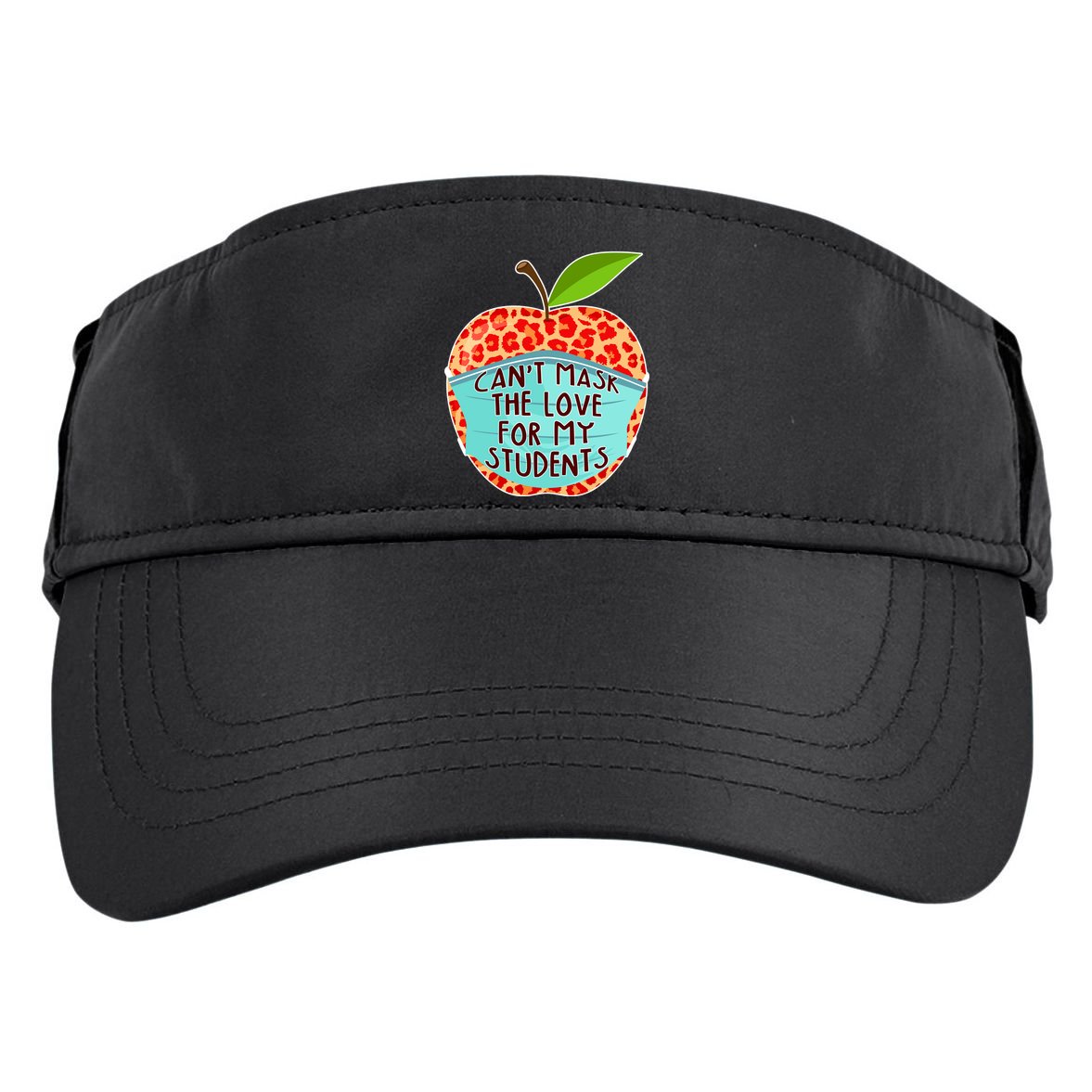 Can't Mask The Love For My Students Adult Drive Performance Visor