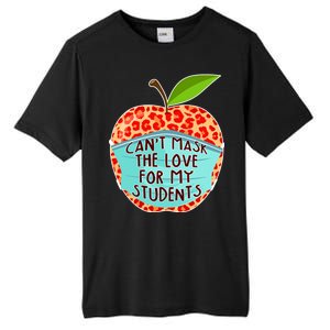 Can't Mask The Love For My Students Tall Fusion ChromaSoft Performance T-Shirt