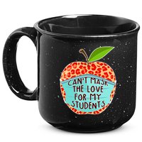 Can't Mask The Love For My Students 15oz Campfire Ceramic Mug