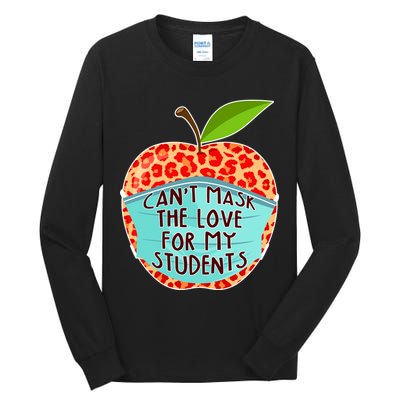 Can't Mask The Love For My Students Tall Long Sleeve T-Shirt