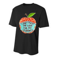 Can't Mask The Love For My Students Youth Performance Sprint T-Shirt