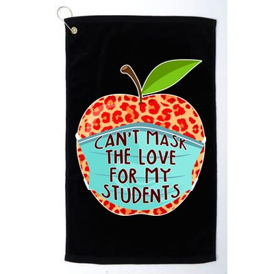 Can't Mask The Love For My Students Golf Towel