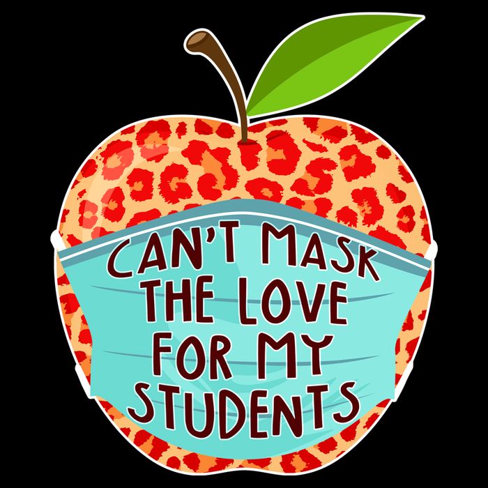 Can't Mask The Love For My Students Visor
