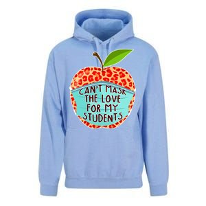 Can't Mask The Love For My Students Unisex Surf Hoodie