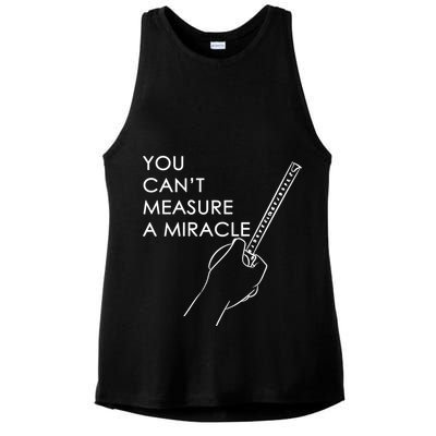 Can't Measure A Miracle Ladies PosiCharge Tri-Blend Wicking Tank