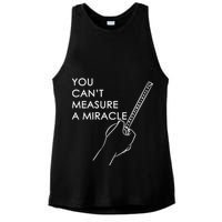 Can't Measure A Miracle Ladies PosiCharge Tri-Blend Wicking Tank