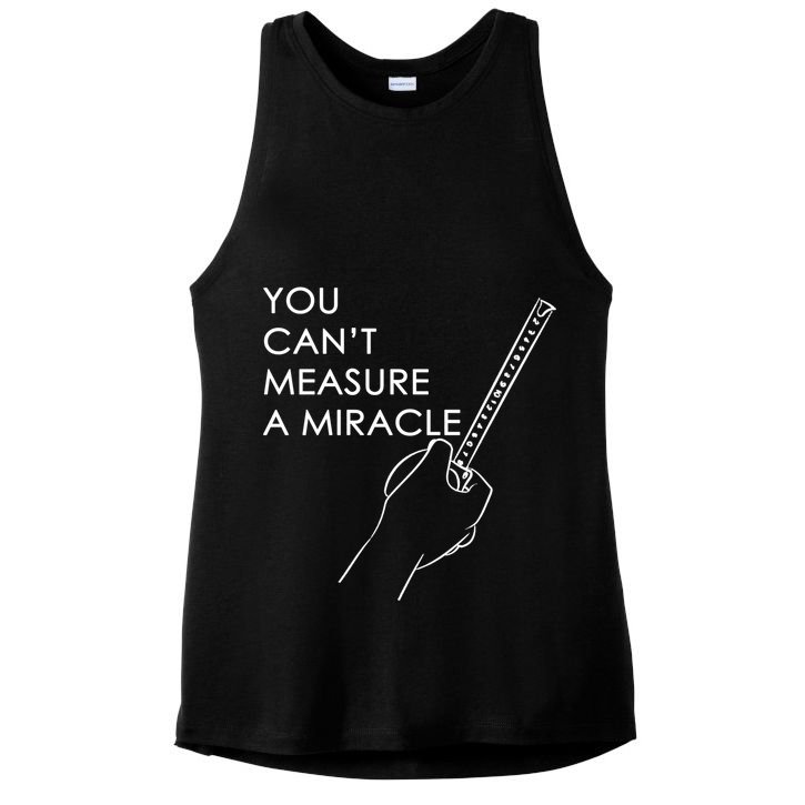 Can't Measure A Miracle Ladies PosiCharge Tri-Blend Wicking Tank