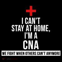 Can't Stay At Home CNA We Fight When Others Can't Sustainable Beanie