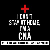 Can't Stay At Home CNA We Fight When Others Can't Pom Pom 12in Knit Beanie