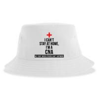 Can't Stay At Home CNA We Fight When Others Can't Sustainable Bucket Hat