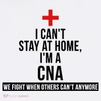 Can't Stay At Home CNA We Fight When Others Can't 11oz C Handle Ceramic Mug
