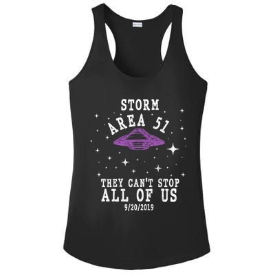 Cant Stop Us All Storm Area 51 Ladies PosiCharge Competitor Racerback Tank