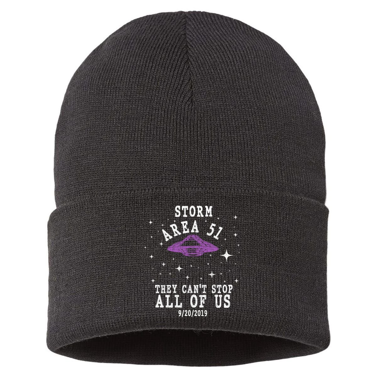 Cant Stop Us All Storm Area 51 Sustainable Knit Beanie