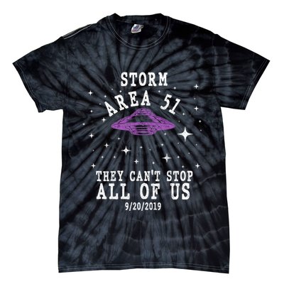 Cant Stop Us All Storm Area 51 Tie-Dye T-Shirt