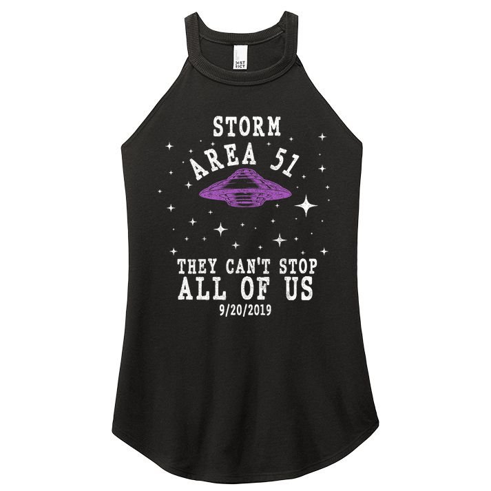 Cant Stop Us All Storm Area 51 Women's Perfect Tri Rocker Tank